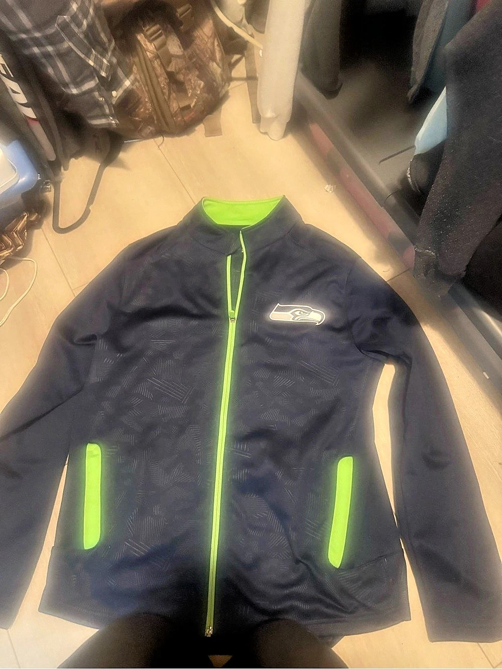 Fanatics Seattle Seahawks jacket Men's Lightweight Jacket Size Large Like New